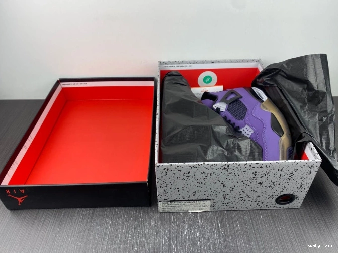 Rep Husky LN4 Scott 766296 and 4 Jordan Retro Purple Family) (Friends Travis 0801